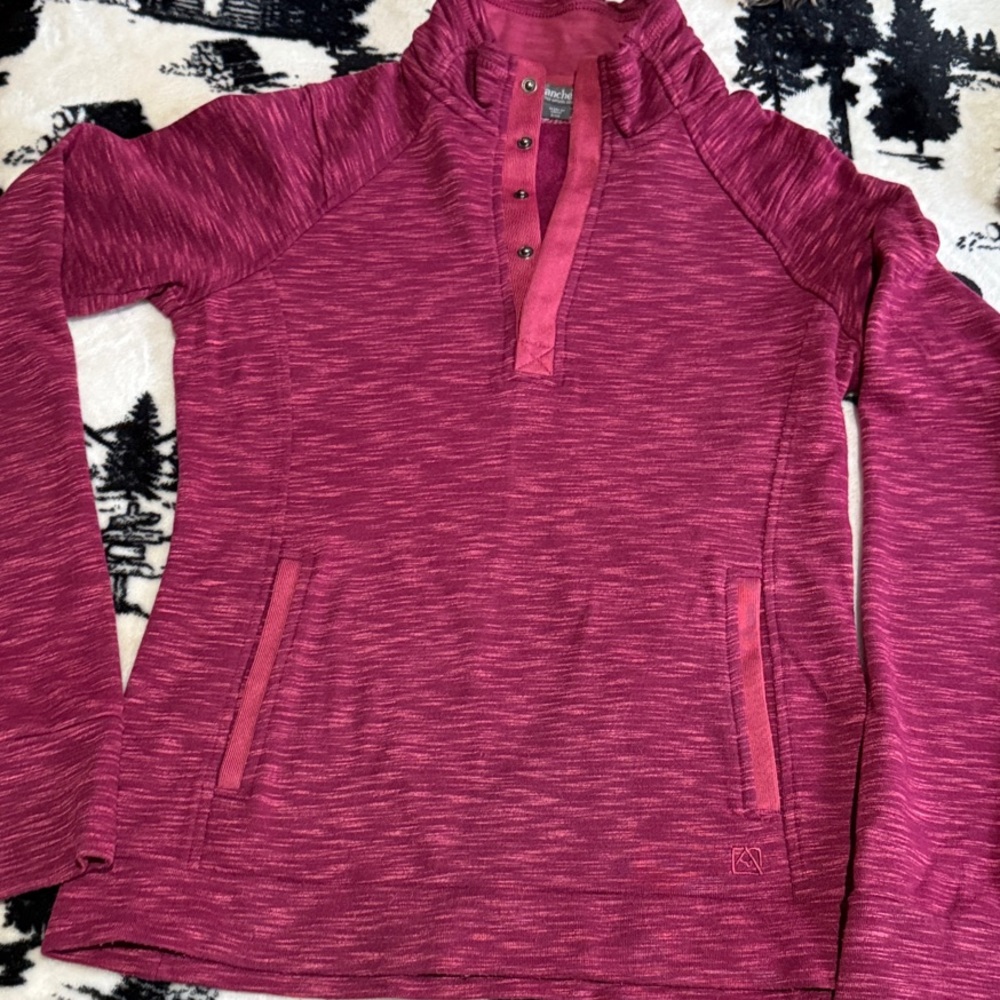 Avalanche Fuchsia Button-Up Top